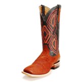 10010789 Men's Ariat Ranchero Ostrich Square Toe Cowboy Boot
